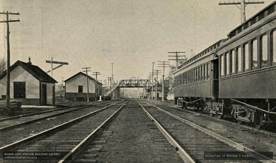 Postcard: Depot, Sterling Junction, Massachusetts